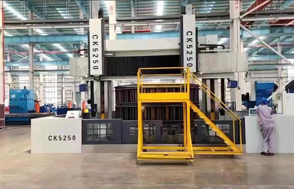 CK5250 Double Column Vertical Lathe CNC VTL