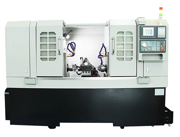 DH5DII Double Spindle Gang Tools CNC Lathe (Tools Plate Fixed)