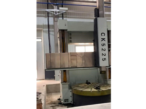 CK5225 Double Column CNC Vertical Lathe With Single Tool Post