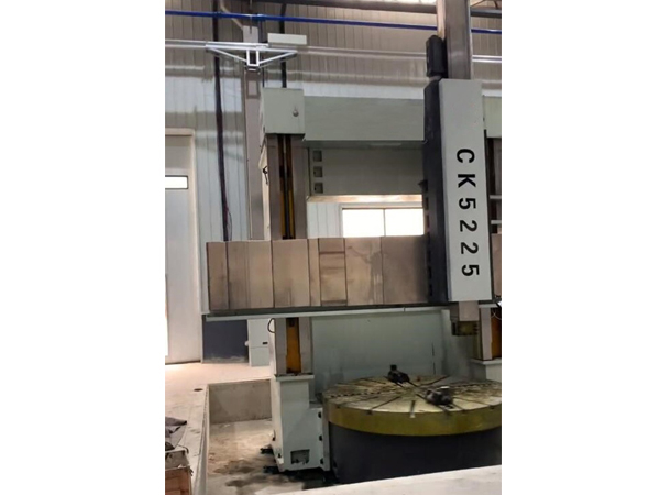 CK5225 Double Column CNC Vertical Lathe With Single Tool Post