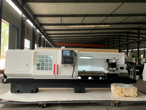 CLK6156 140mm Big Bore Dia CNC Lathe Machine With Turret Export to Turkey