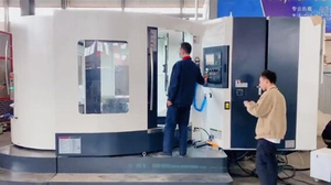HMD630S/800S Two Worktables Horizontal Machining Center With Linear Rail Exchangeable Worktable Horizontal Machining Center