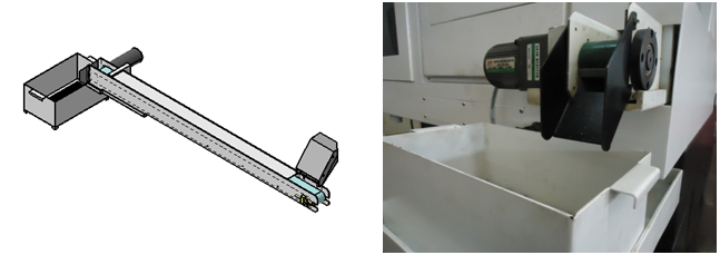 Finished parts receiver: Quick, Correct, Good