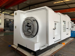 QK1345 CNC Pipe Thread Dual Chucks Lathe Machine Exported to Russia